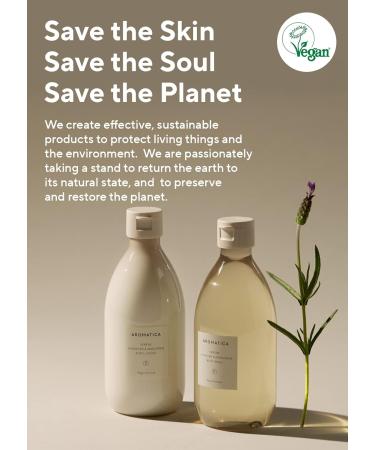 AROMATICA Serene Body Lotion - Lavender & Marjoram | Vegan Soothing Moisturizer for Normal to Dry Skin | Shea Butter 10.14oz / 300ml - Buy Online on SooperMarket.com