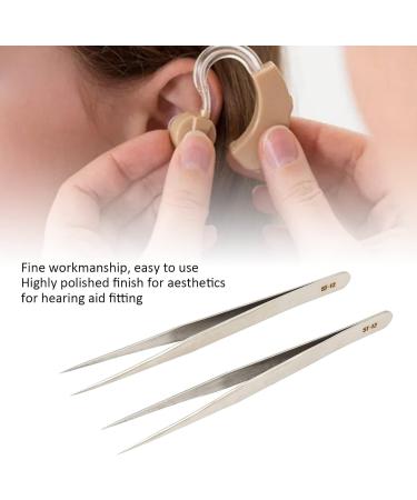 Professional Stainless Steel Precise Tweezers - 2-Part Lace Tweezers for Easy & Portable Use - Buy Online on SooperMarket.com