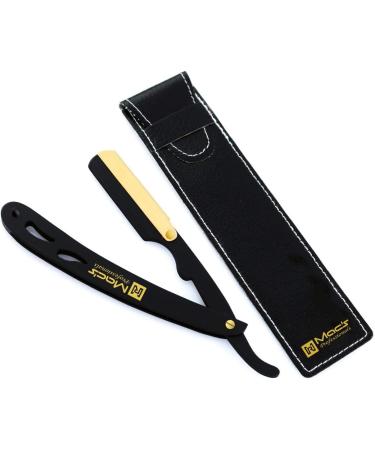 B&G Professional Straight Edge Shaving Razor with Premium Derby Blades | Easy Replacement Mechanism | 100% Stainless Steel | Macs-049BGP1 - Buy Online on SooperMarket.com
