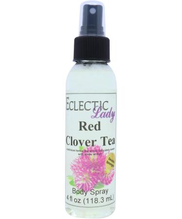 Red Clover Tea Body Spray (Double Strength) 4 ounces Body Mist for Women with Clean Light & Gentle Fragrance Long Lasting Perfume with Comforting Scent for Men & Women Cologne with Soft Subtle 4 Fluid Ounces (Double Strength)