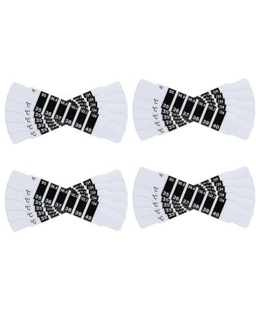 Forehead Head Strip Thermometers 20pcs Reusable Forehead Temperature Indicator New Safety Children Temperature Monitoring Fever Body Test for Infant Toddler Kid Adult Elderly