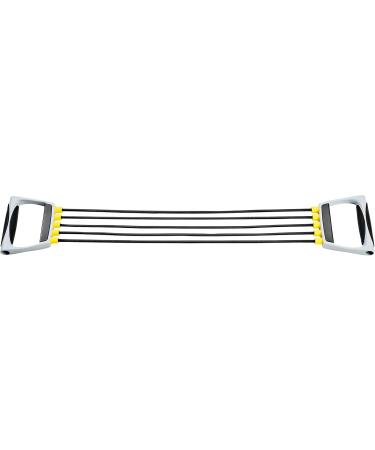 Bad Company Chest Expander | 5-Way Adjustable Resistance Bands with Handles | Home Fitness Training Equipment - Buy Online on SooperMarket.com