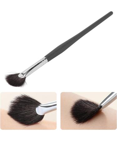 Verdant Touch Fan Makeup Brush Fan Highlighter Brush for Loose Powder and Blush Multipurpose Soft Bristles Fan Shaped Makeup Brush - Buy Online on SooperMarket.com