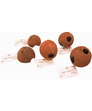 JBL 61511 Coconut Shell Cave for Aquariums & Terrariums - Cocos Cava 1/2 MM | International Shipping Available - Buy Online on SooperMarket.com