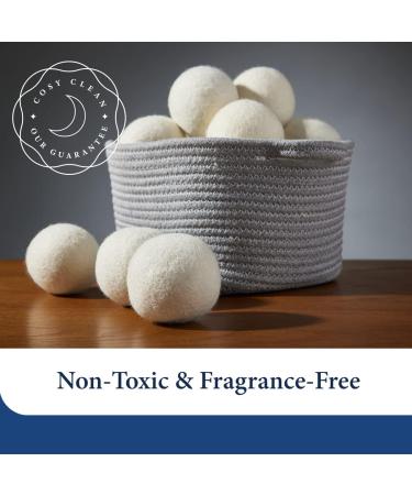 Cosy House Collection Wool Dryer Balls 3-Pack - Eco-Friendly Fabric Softener - Reusable & Long Lasting - Softens Clothes Naturally - Saves Time & Energy - White - Buy Online on SooperMarket.com