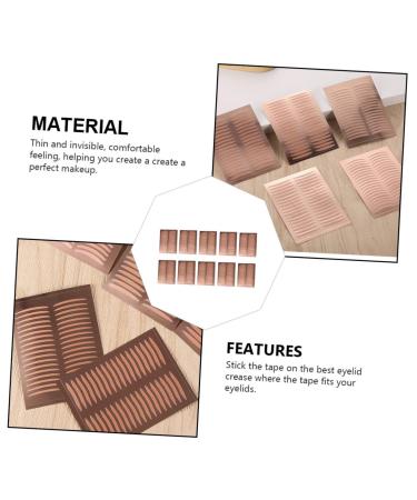 Mikinona 25 Sheets Double Eyelid Sticker Eyelid Shaping Sticker Double Eyelid Tape Eyelid Lift Strips Stickers Invisible Eyelid Makeup Eyelid Tape Sticky Eyelid Strip Medical Tape - Buy Online on SooperMarket.com