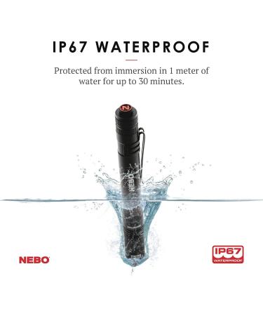 NEBO Inspector  Powerful Waterproof Pocket Light  Three Light Modes  Adjustable Zoom  Impact Resistant  Black - Buy Online on SooperMarket.com