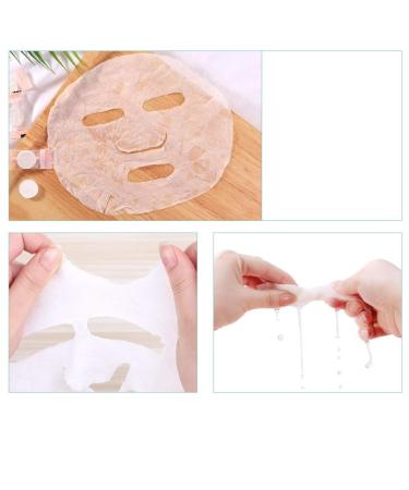 100Pcs Compressed Facial Mask Sheets - Portable Non-Woven DIY Skin Care for Women - Buy Online on SooperMarket.com