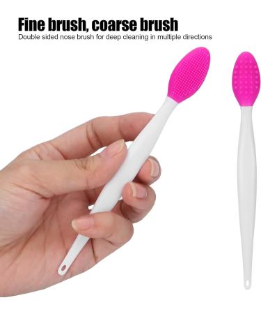 Silicone Nose & Lip Cleansing Brush Set for Blackhead & Exfoliation - Rose Red - Buy Online on SooperMarket.com
