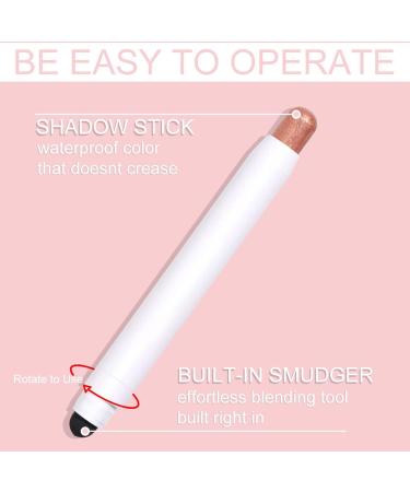 Reddhoon Eyeshadow Stick 6 Colors Matte Shimmer Cream Eyeshadow Pencil Waterproof Long Lasting High Pigmented Eye Shadow Stick Highlighter Crayon Makeup Set for Women Set A (6 Colors) - Buy Online on SooperMarket.com