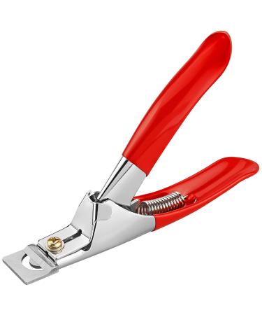 AMOS False Nails Clipper Acrylic UV Gel Fake Artificial Tips Edge Cutter Professional Nail Art Manicure Tool