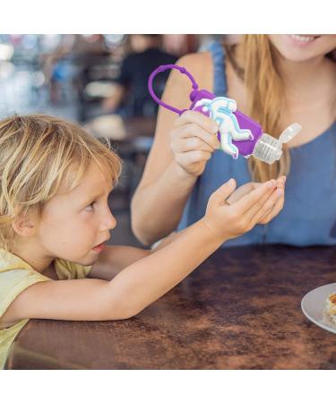 Ulife Mall Portable Travel Bottles for Children - Set of 6 30ml Wasteland-Proof Refillable Plastic Containers for Soap & Lotion - Astronaut Design - Buy Online on SooperMarket.com