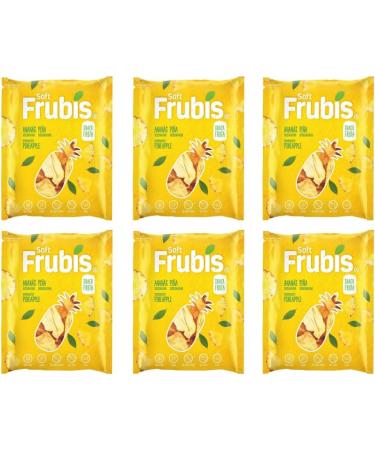 Frubis Tasty Bits Of Crispy Fruit Pineapple - 6 Pack - Buy Online on SooperMarket.com