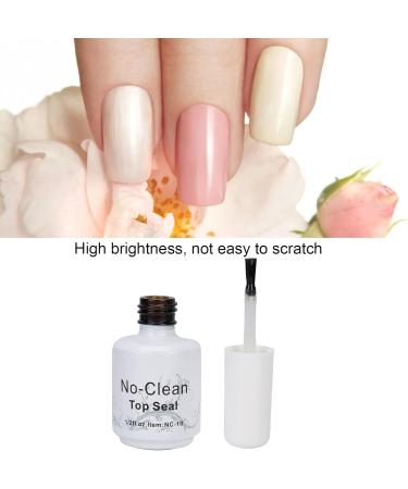No Wipe Top Coat Gel Polish Protection High Shine Safe Mild 15ml Top Coat Professional for Family Gathering for Home for Dating Party - Buy Online on SooperMarket.com