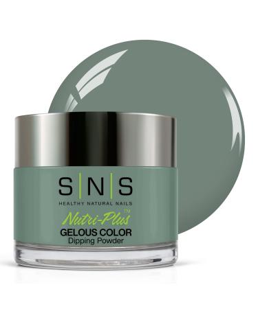SNS Nail Dip Powder Gelous Color Dipping Powder - Arm Candy (Green/Seafoam) EE13 - Long-Lasting Acrylic Nail Color & Polish Lasts 14 Days - Low-Odor & No UV Lamp - 1 Oz 1 Ounce Arm Candy