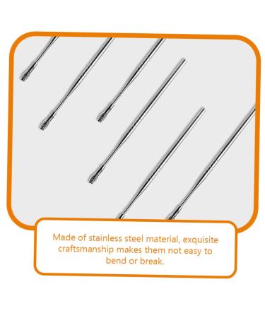 Spring Ear Pick Set - 6pcs Stainless Steel Spiral Ear Cleaner Kit - Buy Online on SooperMarket.com
