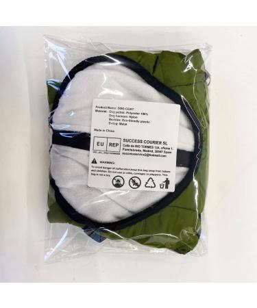 Luowan Waterproof Dog Coat for French Bulldogs | Warm Vest & Dog Jacket for Small Dogs (S Green) - Multi-Sizes Available - Buy Online on SooperMarket.com