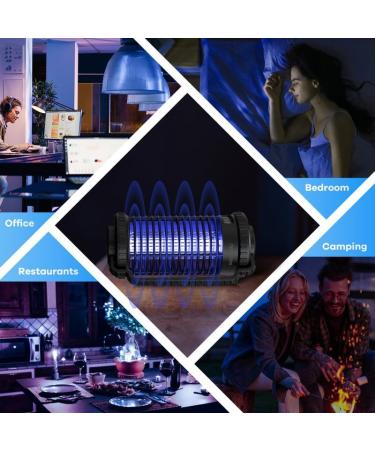 Solar Bug Zapper for Outdoor Indoor 4200V UV Mosquito Killer Lamp Waterproof Electronic Mosquito Zapper Fly Catcher Traps Fly Zapper Insect Killer Mosquito Trap for Kitchen Balcony Patio Camping - Buy Online on SooperMarket.com
