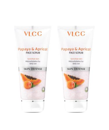 VLCC Papaya & Apricot Face Scrub 80gm (Pack of 2)
