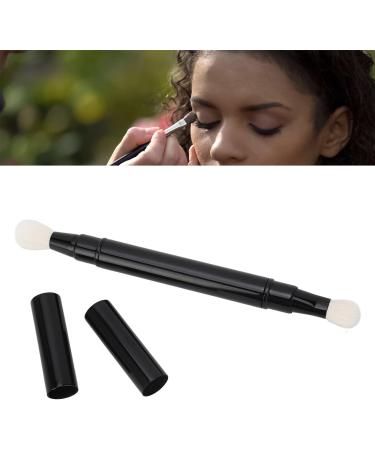 Dual Ended Eyeshadow Brush Retractable Portable Double Makeup Brush with Soft Bristles for Easy Application Automatic Sealing - Buy Online on SooperMarket.com
