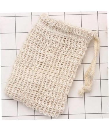 Buy Soap Bags with Drawstring - Sisal Fiber Exfoliating Pouch for Foaming & Drying (2 Pcs) - Best Soap Saver for Smooth Skin - Buy Online on SooperMarket.com