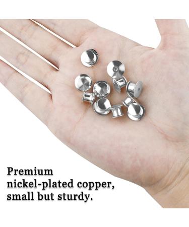30 Pieces Metal Locking Pin Backs - No Tool Required - Silver Lapel Pin Clasps for Disney & Badge Pins - Buy Online on SooperMarket.com