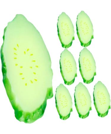 Alipis 40 Pcs Simulation Cucumber Slice Fake Vegetable Decorations Kids Artificial Lemons Lifelike Photo Props Kid Toy Greenery Decor Green Decorations Models Basket Pvc Child Food Play - Buy Online on SooperMarket.com