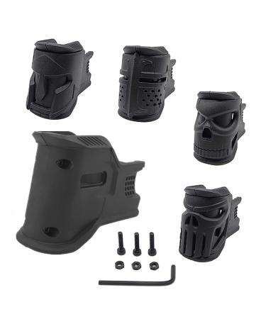 Tactical Covert HexGrip Sleeve Mag Graffitiable GVNGrip Fits All Model Black