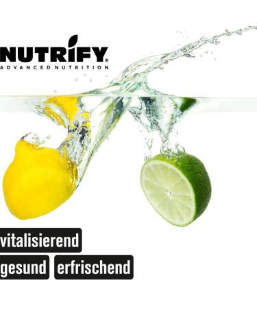 Nutrify Vital Fitness Drink 1:80 Syrup - 3x1L Sugar-Free Lemon Lime Set | 240 Liters of Low-Calorie Sports Beverage with Vitamins & L-Carnitine - International Shipping Available - Buy Online on SooperMarket.com