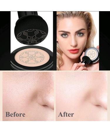 Mushroom Head Air Cushion BB Cream - Long Lasting Nude Matte Concealer for Oil Control - Moisturizing Foundation Whitening Makeup - Natural Skin Tone | Face Beauty Makeup - Buy Online on SooperMarket.com