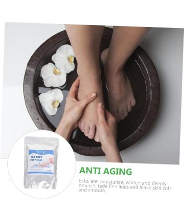Hoement 1pc Foot Bath Salt Lavender Bath Salt Foot Soak Foot Bath Soak Exfoliating Scrub Gel Foot Odor Bath Salt Nourishing Foot Care Tool Lavender White - Buy Online on SooperMarket.com