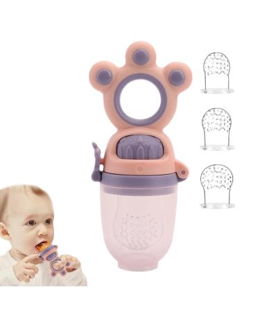 Baok Baby Fruit Schnuller Feeder | Food-Grade Silicone Baby Fruit Dispenser & Massage Toy for Toddlers - Buy Online on SooperMarket.com