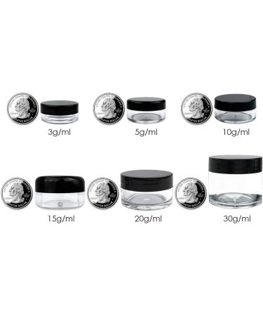Buy Beauticom 30 Pack Clear 30ml Round Jars with Pink Screw Cap - Ideal for DIY Lip Balm Creams Lotions & More - BPA Free International Shipping - Buy Online on SooperMarket.com