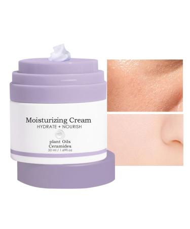 E Cream | Women's Daily Face Cream | Face Moisturizers For Women | Hydrating And Easily Absorbed Face Lotion For Women | Women's Beauty Products For Vacation Moisturizing Cream (Purple Type)