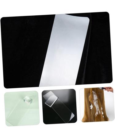 FRCOLOR 2pcs Transparent Hair Salon Highlighting Board Hair Dyeing Medicinal Board Highlighting Board Hair Foiling Board Coo Board Tool Hair Dye Paddle Pointed Tail Comb - Buy Online on SooperMarket.com