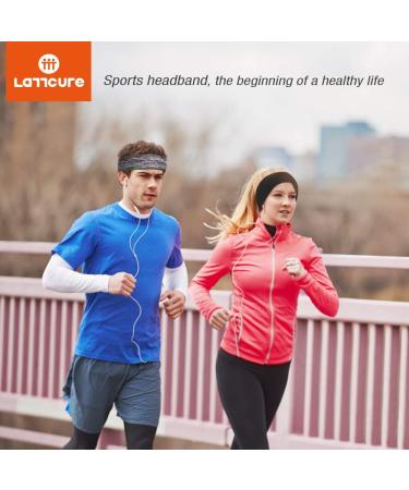 Shop Lattcure Sport Headband 3 Pack - Anti-Slip Perfect for Jogging Running Hiking Bicycle & Motorcycle - International Shipping Available - Buy Online on SooperMarket.com