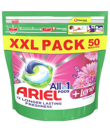 Ariel + Lenor Freshness All in 1 Pods 50 Washes