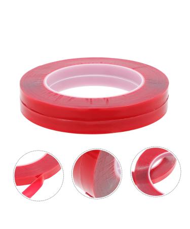 EXCEART Nail Tapes 2 Rolls high viscosity display Card No substrate acrylic nail glue nail art showing tape adhesive tape double sided tape no trace self adhesive nail display tapes - Buy Online on SooperMarket.com