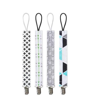 4pack pacifier clips for boys and girls pacifier & baby baby toy and baby party gift