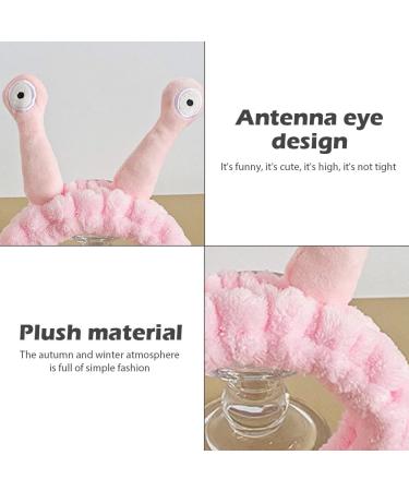 2 Pieces Spa Headband For Women Facial Makeup Head Band With Bangs hair pad Soft Head Wraps Snail Cartoon Headband Elastic Skincare Hair Band for Face Washing(Pink) - Buy Online on SooperMarket.com