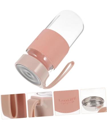 Ciieeo 3pcs Tea Cup with Septum Glass Drinking Bottle Glass Milk Container Travel Tea Mug with Strainer Glass Drinking Mug High Boron Glass Portable Water Container Pink Child 17.2X7X7CMx3pcs Pinkx3pcs - Buy Online on SooperMarket.com