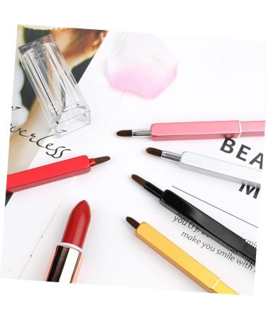 minkissy Makeup Pink Travel Makeup Make up Applicators for Face Makeup Applicators Makeup Brush Tool Lipstick Brush Lipstick Applicator Handy Lip Brush Retractable Metal Rod 9.3*1cm Pink - Buy Online on SooperMarket.com