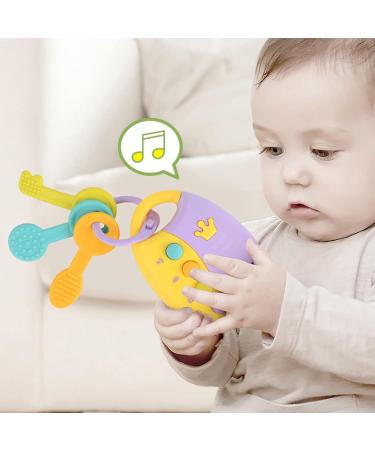 Buy Car Remote Control Key Toy - Sound & Light Early Learning Teether Toy for Babies | International Shipping Available - Buy Online on SooperMarket.com