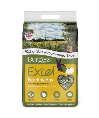 Burgess Excel Feeding Hay with Hedgerow Herbs 3 kg Green Hedgerow Herbs 3 kg (Pack of 1)
