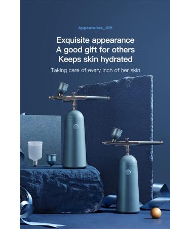 GX Rechargeable Water Shine Skin Boost Airbrush Nano Mist Sprayer - Polar Blue | Portable Serum Toner Facial Mister for Lady's Skin Care - Buy Online on SooperMarket.com