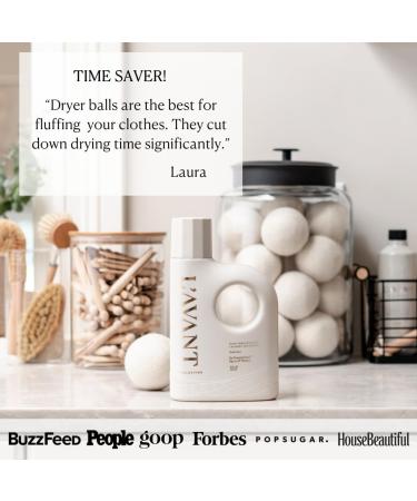 Lavant Collective Wool Dryer Balls - Set of 3 | Premium Reusable Natural Fabric Softener | Reduces Wrinkles & Drying Time | Gentle on Clothes & Skin - Buy Online on SooperMarket.com