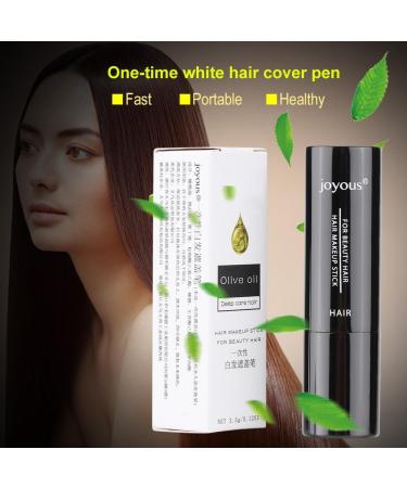 Buy Dark Brown Temporary Hair Color Pen - Washable Non-Toxic Hair Chalk for DIY Hair Dye & White Hair Coverage | 3.5g Stick - Buy Online on SooperMarket.com