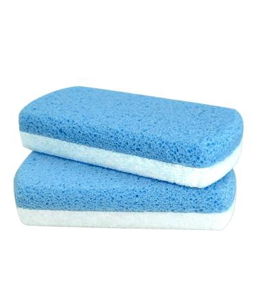 Maryton Glass Pumice Stone for Feet, Callus Remover and Foot Scrubber & Pedicure Exfoliator Tool Pack of 2