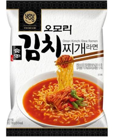GS Retail Omori Kimchi Stew Ramyun Korean Hot Spicy Noodles Ramen 160g (Pack Of 4) - Buy Online on SooperMarket.com