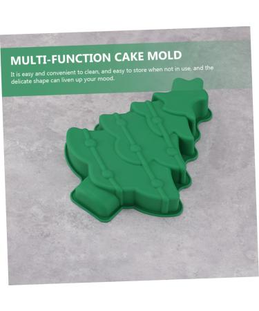 Abaodam 2pcs Christmas Cake Mold Silicone Chocolate Molds Mini Marshmallows for Hot Chocolate DIY Cake Mold - Buy Online on SooperMarket.com